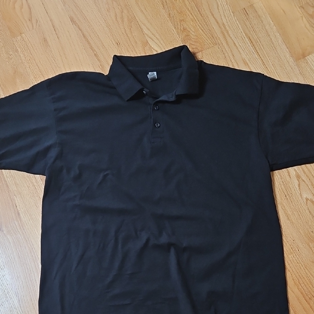 Gildan Black Men's Polo Shirt
